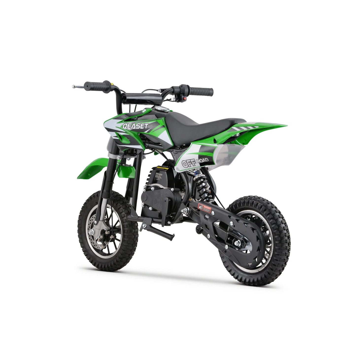 QEASET 49CC Dirt Bike, Gas Powered Mini Bike,Green