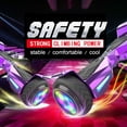 Off Road Electric Scooter with LED Lights & 400W Motor, Tcdjtc Hover Self-Balance Scooter for Kids Board, Electric Scooter with Bluetooth Speakers, Kids Scooter with 9MPH Max Speed, All Terrain
