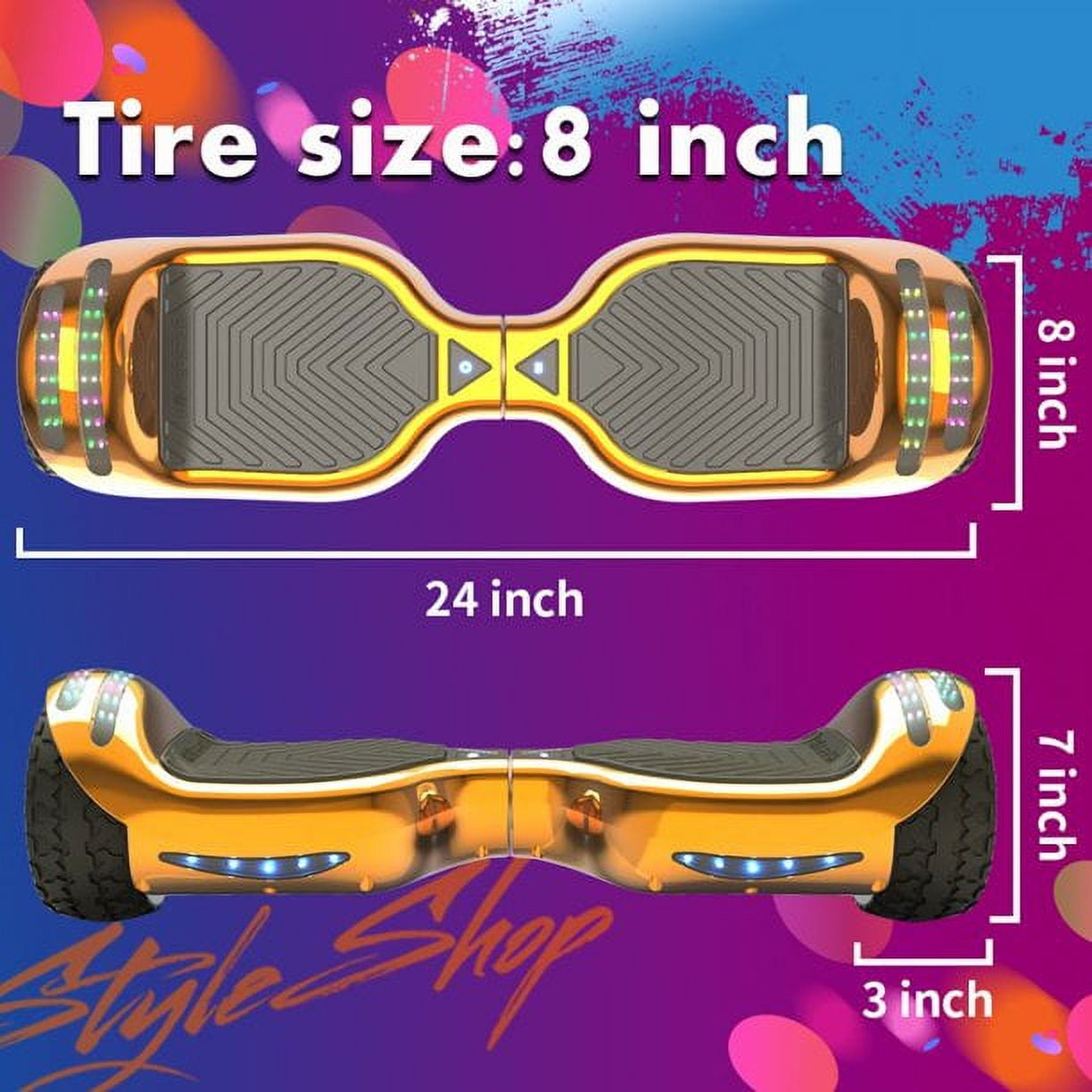 Hoverstar hover board Bluetooth Two-Wheel Self Balancing Electric Scooter 6.5 In. UL 2272 Certified with Bluetooth Speaker and LED Light