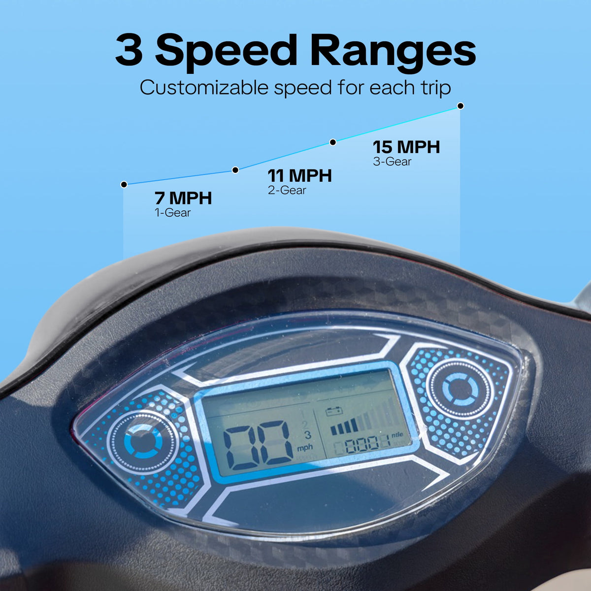 Ostrina 500lbs Mobility Scooter for Seniors & Adults,31Miles Range