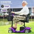 4 Wheels Mobility Scooter for Seniors, Tcdjtc Motorized Scooter for Adult, Folding Mobility Scooter with 300lbs Capacity, mobile scooters for elderly, All Terrain Mobility Scooter with 15 Miles Range