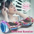 Hoverboard for Kids with 9 mph Max Speed, Tcdjtc Electric Scooters with LED Lights & Bluetooth Speakers, All Terrain Hoverboard for Adults, Off Road Hoverboard with UL2272 Certified