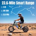 Electric Dirt Bike for Kids, Tcdjtc Electric Motorcycle with 15.5MPH Max Speed, Electric Bike for Kids, Kids Electric Dirt Bike with 23.6 Miles Max Range, Kids Electric Motorcycle with 500W Motor