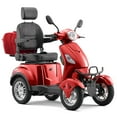 Tcdjtc 4 Wheel Mobility Scooters for Seniors, Adult Scooter with 800W Motor, Motorized Scooter for Adults, Heavy Duty Electric Scooter with 500 lb Capacity, 31 Miles Long Range, Instructions Included