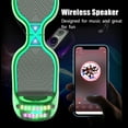 Off Road Electric Scooter with LED Lights & 400W Motor, Tcdjtc Self-Balance Scooter for Kids, Electric Scooter with Bluetooth Speakers, Kids Scooter with 9MPH Max Speed, All Terrain Scooter
