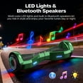 Tcdjtc Hoverboard with Bluetooth and Led Lights, Balance Board for Kids, Kids Outdoor Toys with 9 Mph Max Speed, All Terrain Hoverboard with UL 2272 Safety Standard