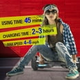 Tcdjtc Flash Wheel Hoverboard 6 In. Bluetooth Speaker with LED Light Self Balancing Wheel Electric Scooter