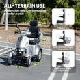 Tcdjtc 4 Wheel Mobility Scooters for Seniors, Adult Scooter with 800W Motor, Motorized Scooter for Adults, Heavy Duty Electric Scooter with 500 lb Capacity, 31 Miles Long Range, Instructions Included