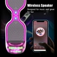Off Road Electric Scooter with LED Lights & 400W Motor, Tcdjtc Self-Balance Scooter for Kids, Electric Scooter with Bluetooth Speakers, Kids Scooter with 9MPH Max Speed, All Terrain Scooter