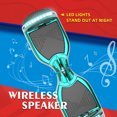 Electric Scooter with Bluetooth Speakers, Tcdjtc Self-Balance Scooter for Kids, Hover Off Road Board Electric Scooter with LED Lights & 400W Motor, Kids Scooter with 9MPH Max Speed