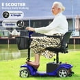 4 Wheels Mobility Scooter for Seniors, Tcdjtc Motorized Scooter for Adult, Folding Mobility Scooter with 300lbs Capacity, mobile scooters for elderly, All Terrain Mobility Scooter with 15 Miles Range