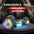Hoverboard for Kids with 9 mph Max Speed, Tcdjtc Electric Scooters with LED Lights & Bluetooth Speakers, All Terrain Hoverboard for Adults, Off Road Hoverboard with UL2272 Certified