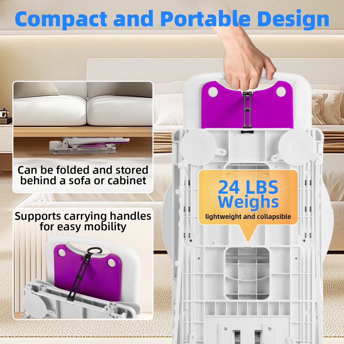 Electric Floor Lift for Elderly Fall Recovery, 2-in-1 Waterproof Bath Lift Chair for Tub with Remote Control, Portable Foldable Emergency Lift Assist, 275 lbs Capacity Medical Home Care Equipment