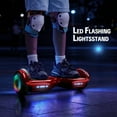 Electric Scooter with Bluetooth Speakers, Tcdjtc Self-Balance Scooter for Kids, Hover Off Road Board Electric Scooter with LED Lights & 400W Motor, Kids Scooter with 9MPH Max Speed