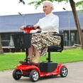 4 Wheels Mobility Scooter for Seniors, Tcdjtc Motorized Scooter for Adult, Folding Mobility Scooter with 300lbs Capacity, mobile scooters for elderly, All Terrain Mobility Scooter with 15 Miles Range