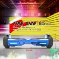 Tcdjtc Flash Wheel hover board 6 In. Bluetooth Speaker with LED Light Self Balancing Wheel Electric Scooter