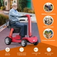 Tcdjtc Mobility Scooters with 300W Motor, Electric Scooters for Adults & Seniors, Travel Scooter