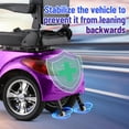 Tcdjtc Mobility Scooters for Seniors, Motorized Scooter for Adults with 3 Wheels, Off Road Disability Scooter with 25-31 Miles Long Range, Electric Mobility Scooter with 800W Motor, 500 lb Capacity