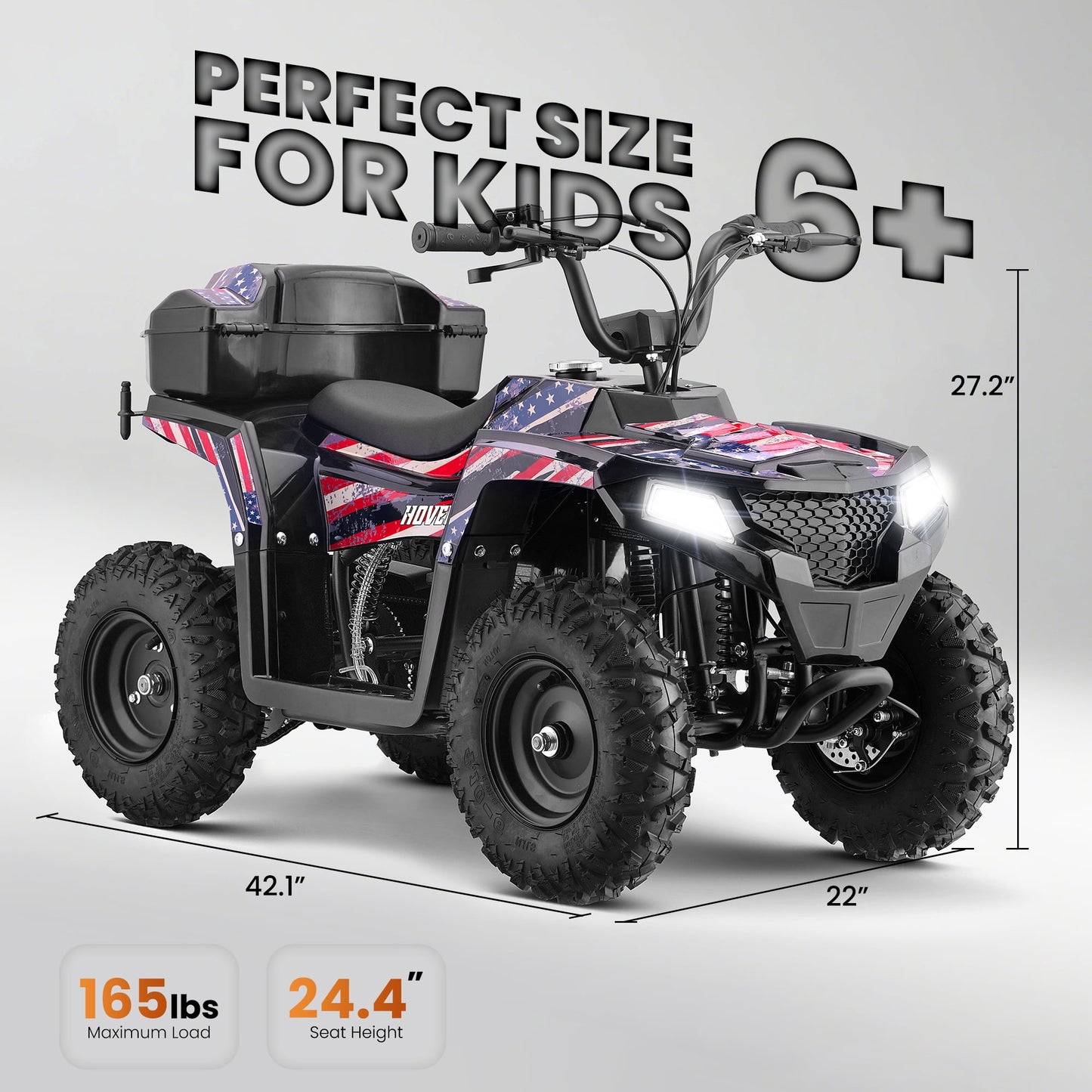 Pescroa 40CC 4-Stroke Ride-On, Gas Ride-On, Gas Ride-On with 15.5 MPH Max Speed, Dual Spring Suspension, Ride-On with 25 Miles Max Range