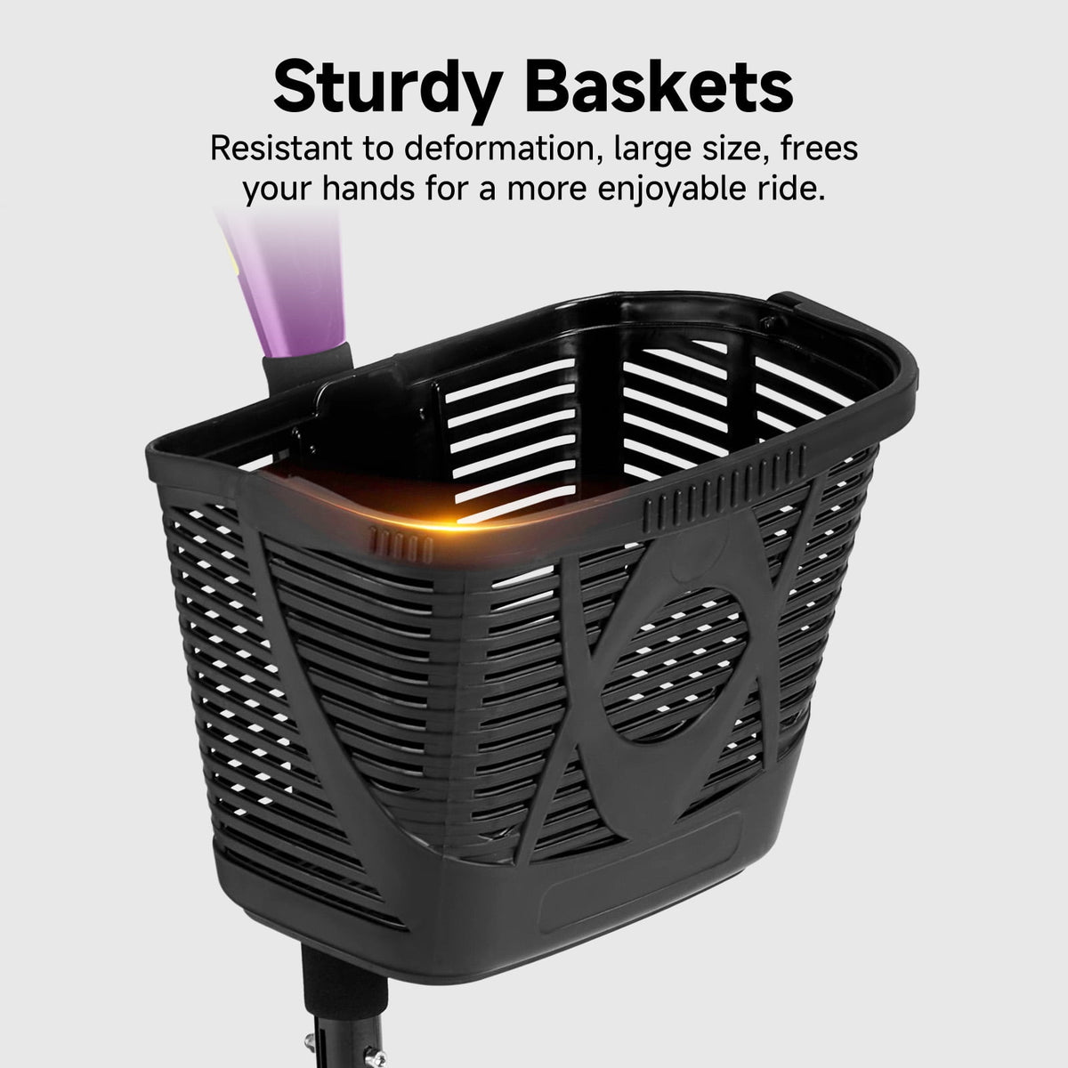 Ostrina Foldable 4-Wheel Mobility Scooter for Seniors,Portable Electric Wheelchair with USB Port,Easy Travel & Daily Use(Lucky Purple)