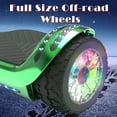 Off Road Electric Scooter with LED Lights & 400W Motor, Tcdjtc Self-Balance Scooter for Kids, Electric Scooter with Bluetooth Speakers, Kids Scooter with 9MPH Max Speed, All Terrain Scooter